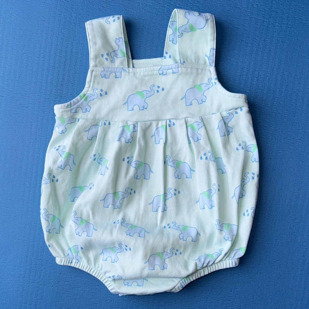 The Beaufort Bonnet Company Pastel Elephant Diaper Cover